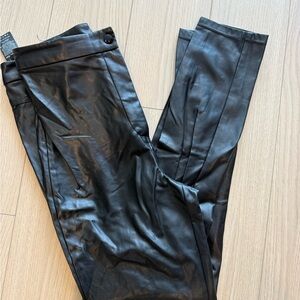 Aritzia faux Leather skinny Pants